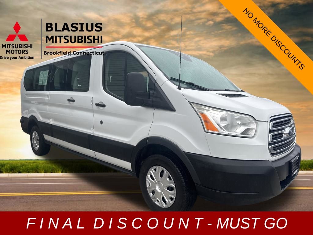 Oxford White 2019 Ford Transit Passenger 350 XLT Low Roof LWB RWD with 60/40 Passenger-Side Doors Van Rear-Wheel Drive 6-Speed Automatic Overdrive