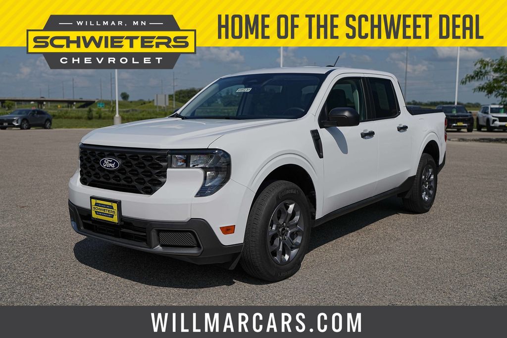 Oxford White 2025 Ford Maverick Pickup Truck All-Wheel Drive Automatic