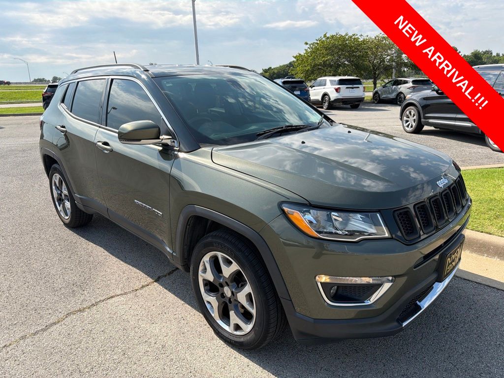 Olive Green Pearlcoat 2018 Jeep Compass SUV / Crossover Four-Wheel Drive 9-Speed Automatic
