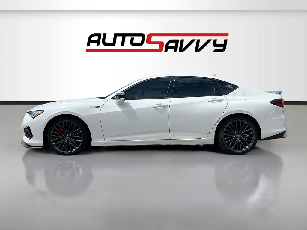 2023 Acura TLX Type S White at Texan Dodge Chrysler Jeep Ram