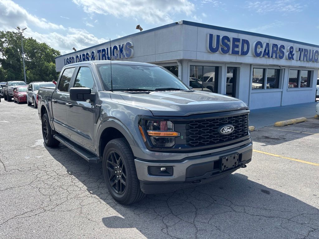 Gray Metallic 2025 Ford F-150 Pickup Truck Four-Wheel Drive Automatic