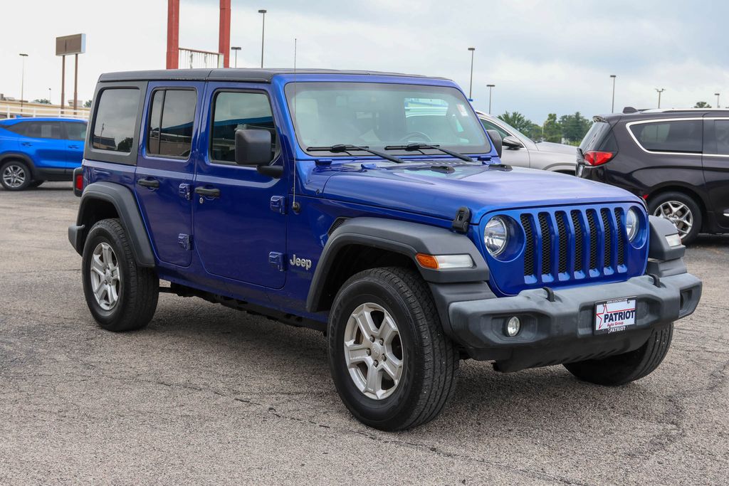 Ocean Blue Metallic Clearcoat 2019 Jeep Wrangler SUV / Crossover Four-Wheel Drive 8-Speed Automatic