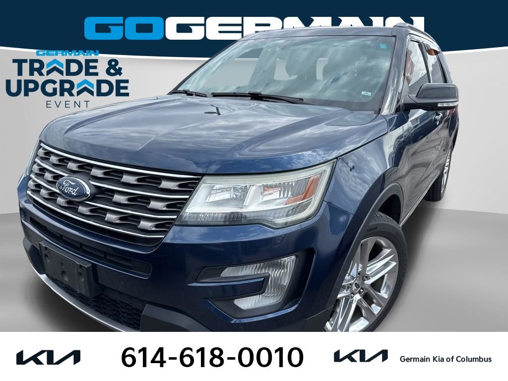 Blue 2016 Ford Explorer XLT 4WD SUV / Crossover All-Wheel Drive 6-Speed Automatic
