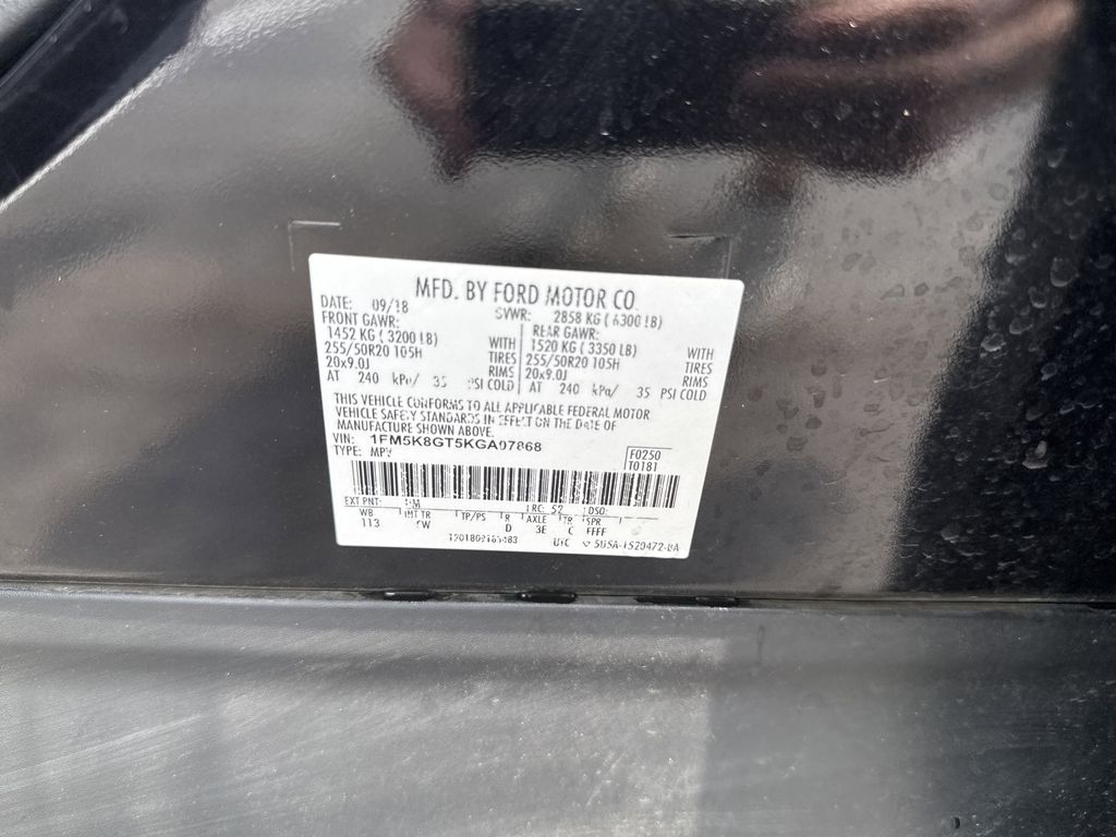 2019 Ford Explorer Sport Black at Traditions Chevrolet