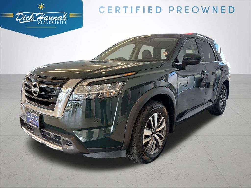 Black (Obsidian Green Pearl) 2024 Nissan Pathfinder SUV / Crossover All-Wheel Drive 9-Speed Automatic