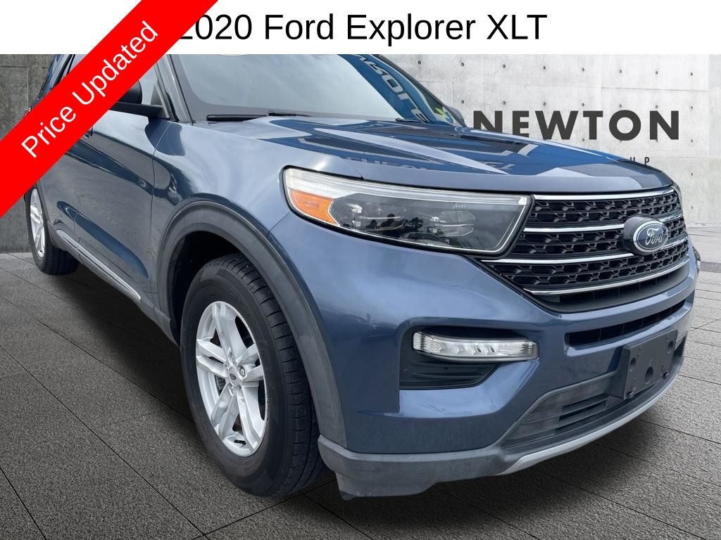 Blue Metallic 2020 Ford Explorer SUV / Crossover Rear-Wheel Drive Automatic