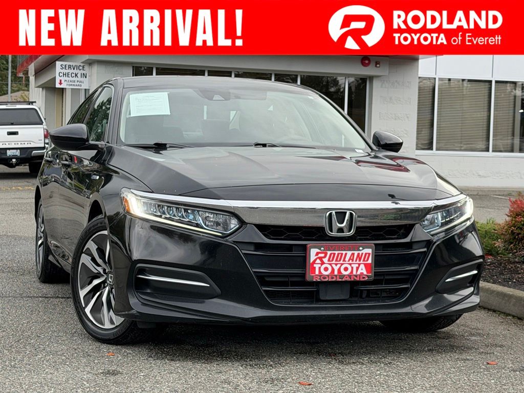 Crystal Black Pearl 2018 Honda Accord Hybrid Sedan Front-Wheel Drive Continuously Variable Transmission