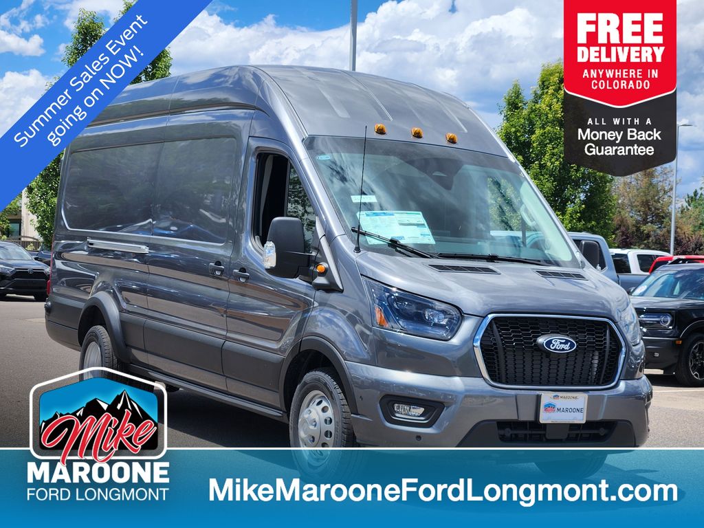 Carbonized Gray Metallic 2026 Ford Transit Cargo Van All-Wheel Drive Automatic