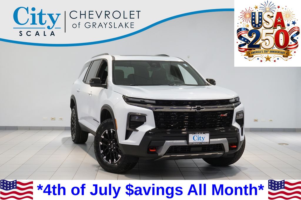 Polar White Tricoat 2026 Chevrolet Traverse SUV / Crossover Four-Wheel Drive 8-Speed Automatic