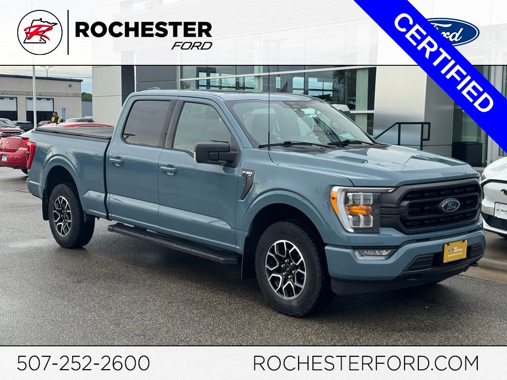 Area 51 Blue 2023 Ford F-150 Pickup Truck Four-Wheel Drive Automatic