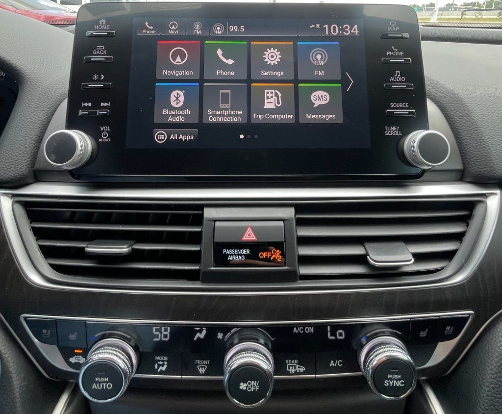 2018 Honda Accord Touring White at Cook Ford