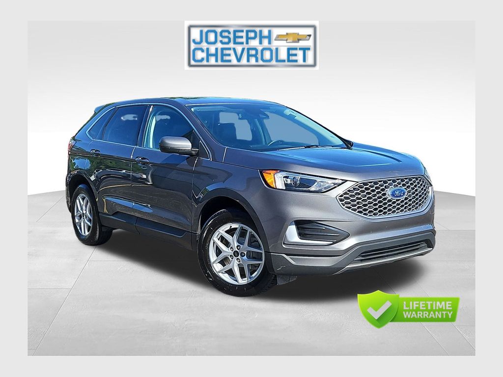 Gray Metallic 2024 Ford Edge SUV / Crossover All-Wheel Drive 8-Speed Automatic