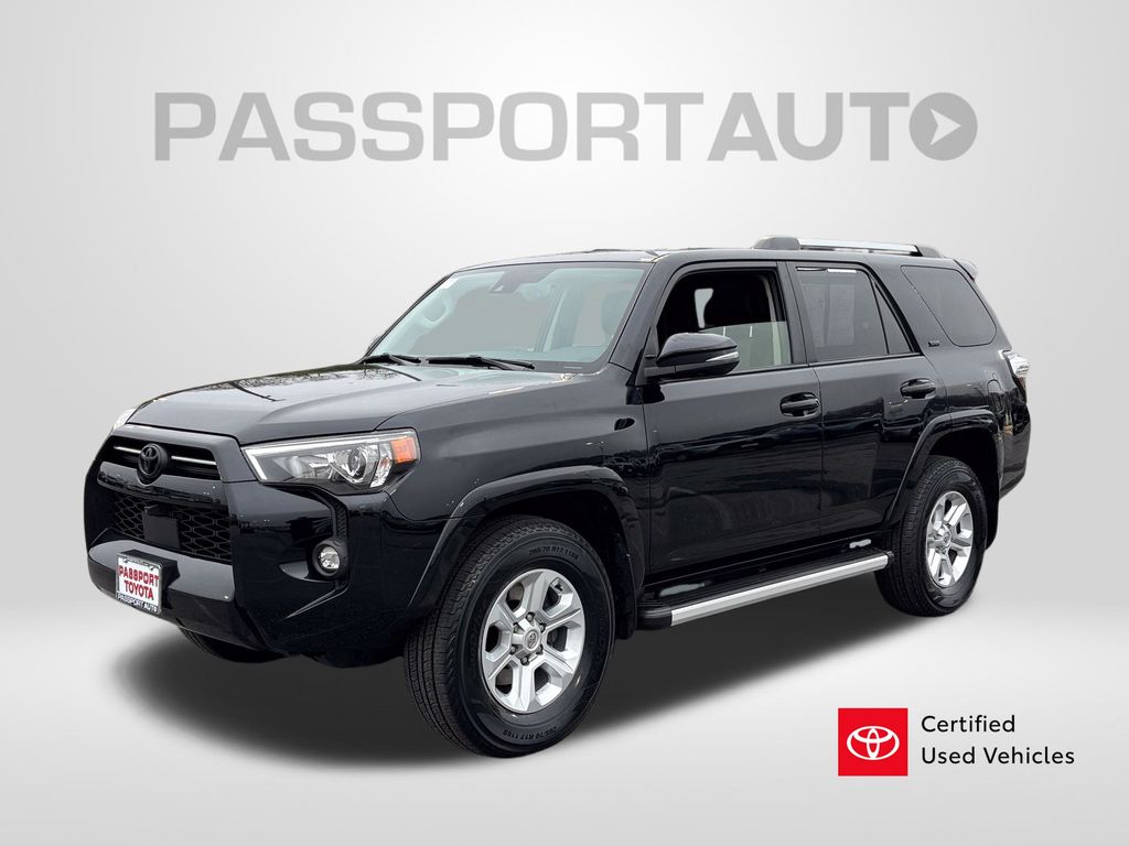 Midnight Black Metallic 2023 Toyota 4Runner SR5 Premium 4WD SUV / Crossover Four-Wheel Drive Automatic