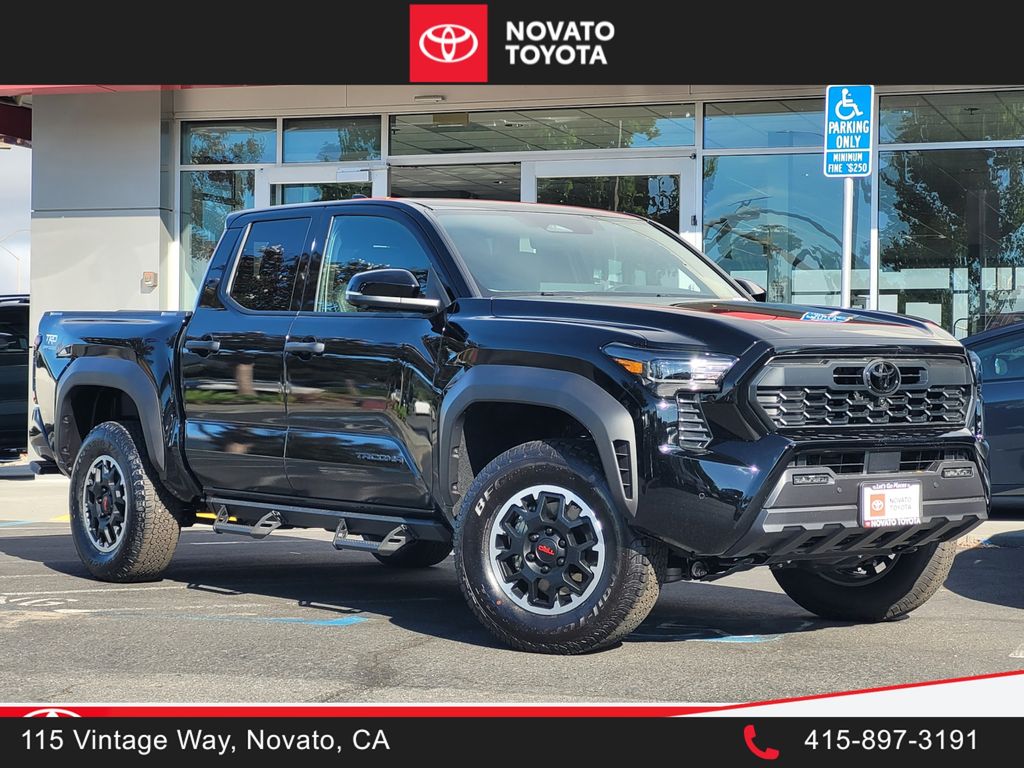 Black 2026 Toyota Tacoma Pickup Truck Four-Wheel Drive 6-Speed Manual