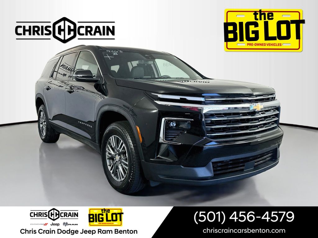 Black Metallic 2026 Chevrolet Traverse SUV / Crossover Four-Wheel Drive 8-Speed Automatic