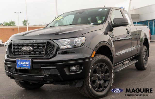 Shadow Black 2023 Ford Ranger Pickup Truck Four-Wheel Drive Automatic