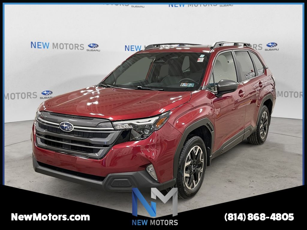 Crimson Red Pearl 2025 Subaru Forester SUV / Crossover All-Wheel Drive Continuously Variable Transmission