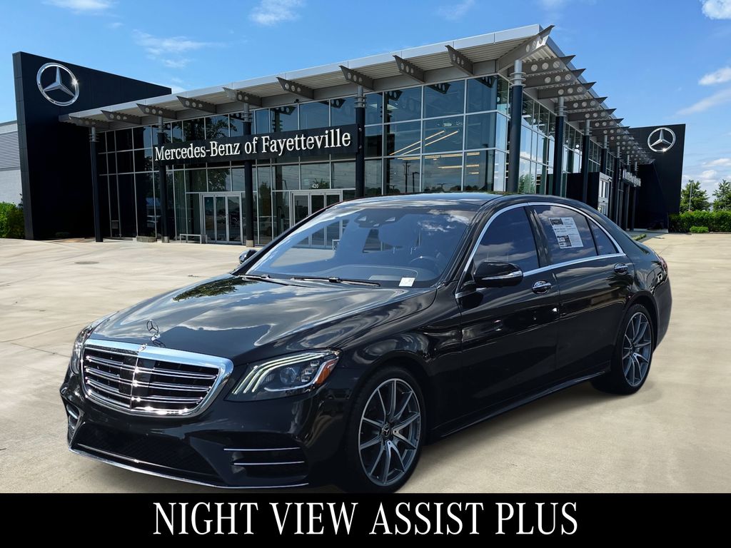 Obsidian Black Metallic 2019 Mercedes-Benz S-Class Sedan Rear-Wheel Drive 9-Speed Automatic
