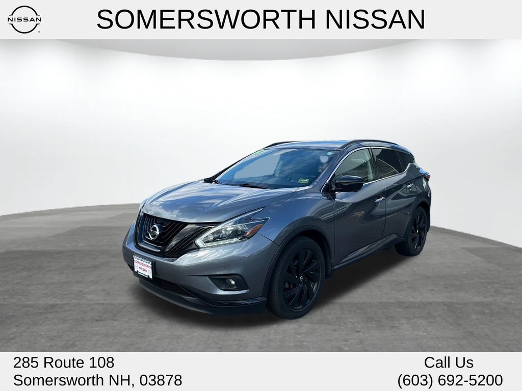 Gray (Gun Metallic) 2018 Nissan Murano SL AWD SUV / Crossover All-Wheel Drive Continuously Variable Transmission