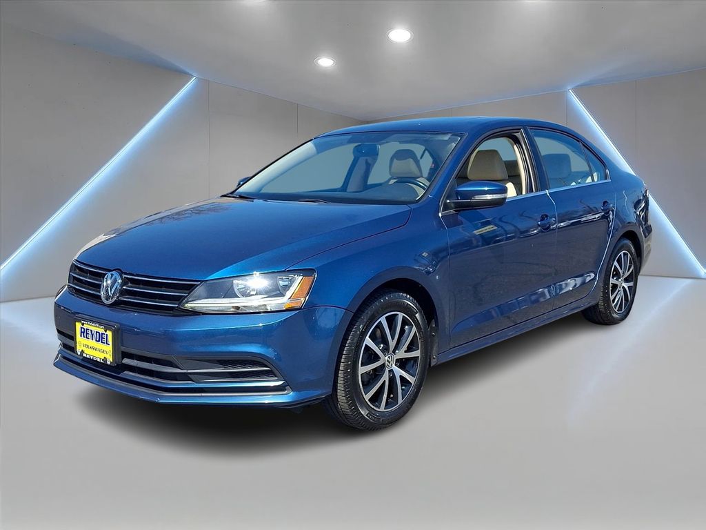 Blue Metallic 2017 Volkswagen Jetta 1.4T SE FWD Sedan Front-Wheel Drive 6-Speed Automatic