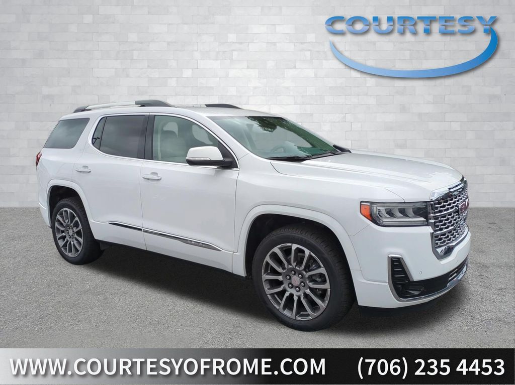 Summit White 2023 GMC Acadia SUV / Crossover Four-Wheel Drive 9-Speed Automatic