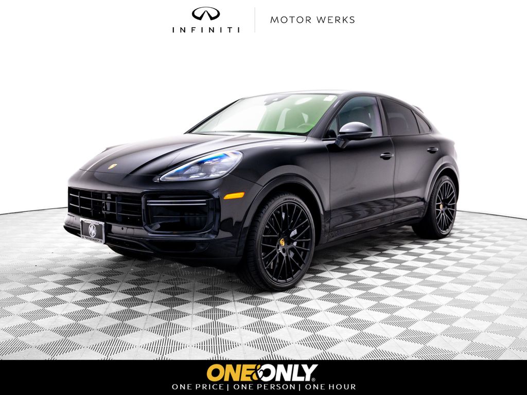 Black 2020 Porsche Cayenne Coupe Turbo AWD Coupe All-Wheel Drive 8-Speed Automatic
