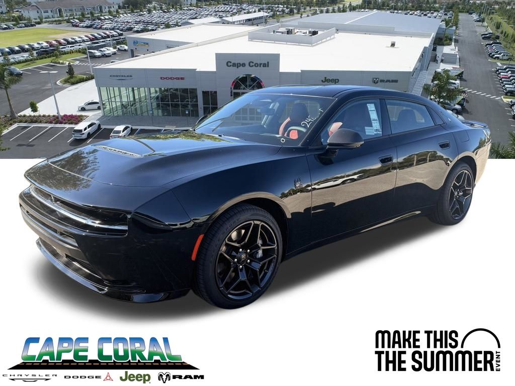 Diamond Black Crystal Pearlcoat 2026 Dodge Charger Sedan All-Wheel Drive 8-Speed Automatic
