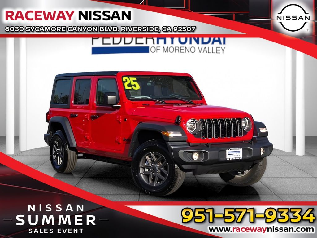 Firecracker Red Clearcoat 2025 Jeep Wrangler SUV / Crossover Four-Wheel Drive 8-Speed Automatic