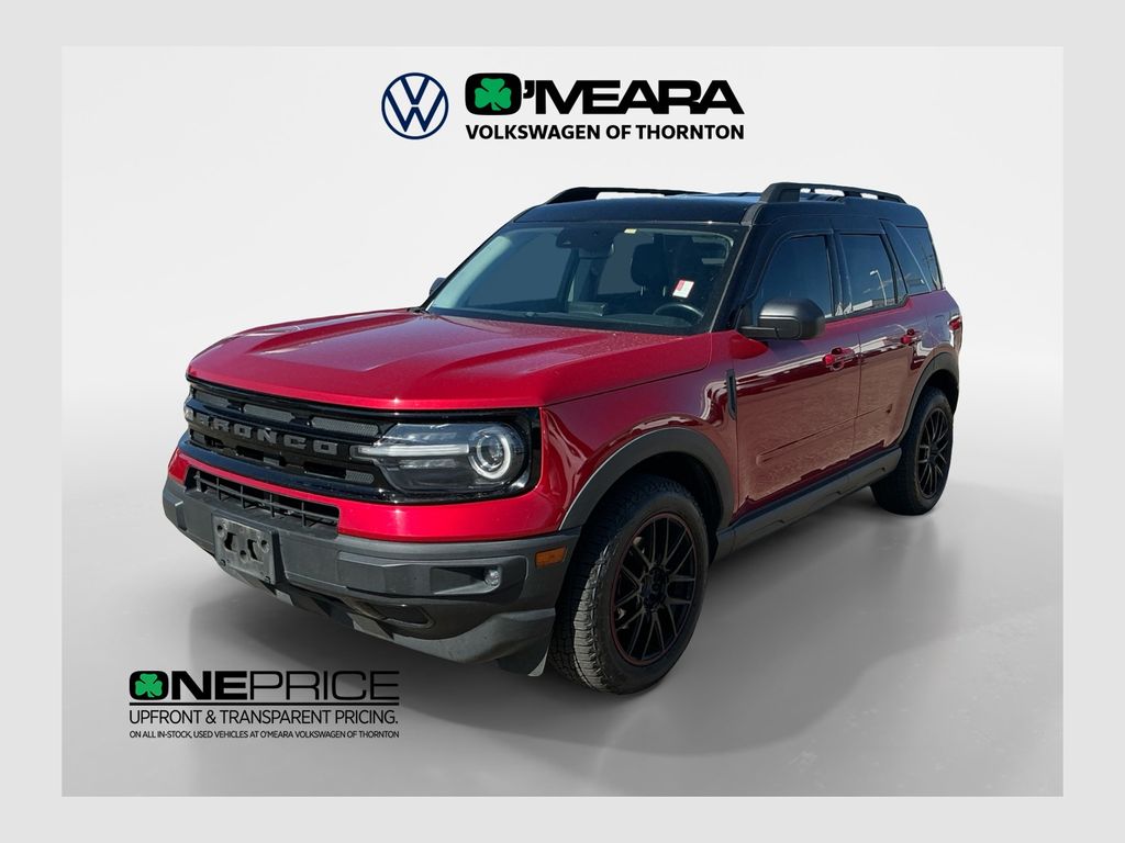 Red Metallic 2021 Ford Bronco Sport SUV / Crossover All-Wheel Drive 8-Speed Automatic