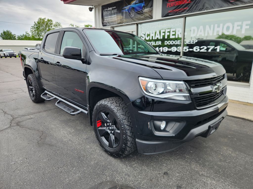 Black 2019 Chevrolet Colorado Pickup Truck Four-Wheel Drive 8-Speed Automatic