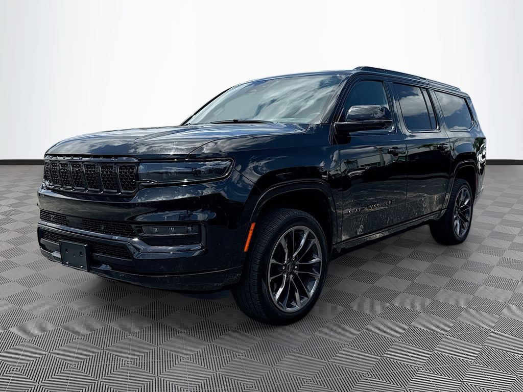 Diamond Black Crystal Pearlcoat 2024 Jeep Grand Wagoneer L Obsidian 4WD SUV / Crossover Four-Wheel Drive 8-Speed Automatic