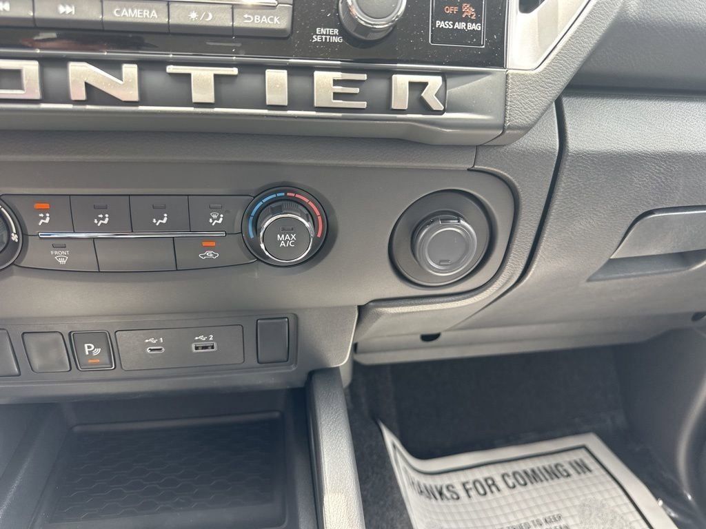 2025 Glacier White Nissan Frontier SV RWD Truck