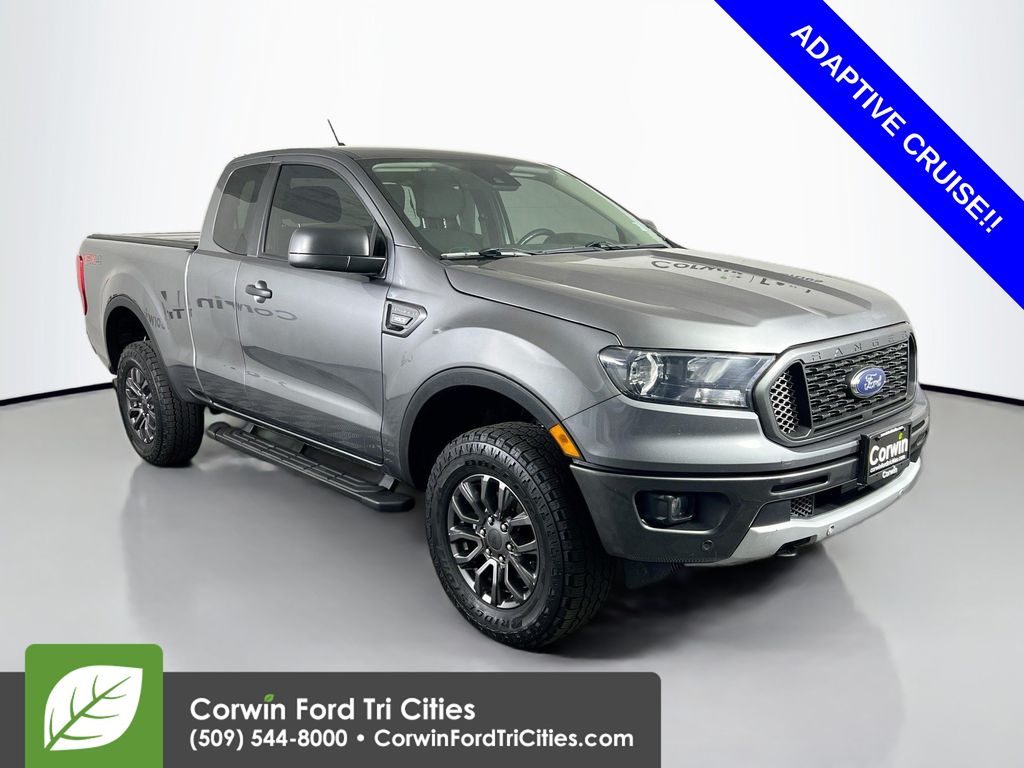 Gray 2021 Ford Ranger Pickup Truck Four-Wheel Drive Automatic