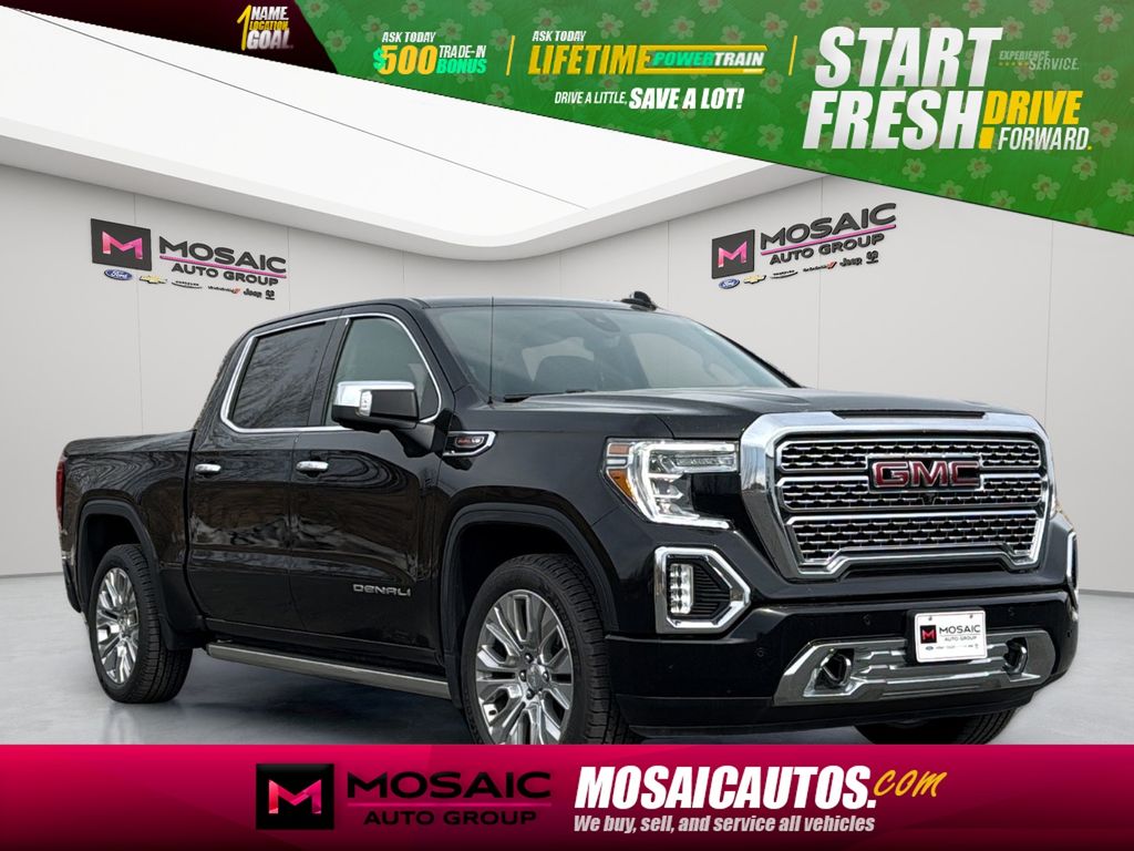 Onyx Black 2022 GMC Sierra 1500 Limited Denali Crew Cab 4WD Pickup Truck Four-Wheel Drive Automatic