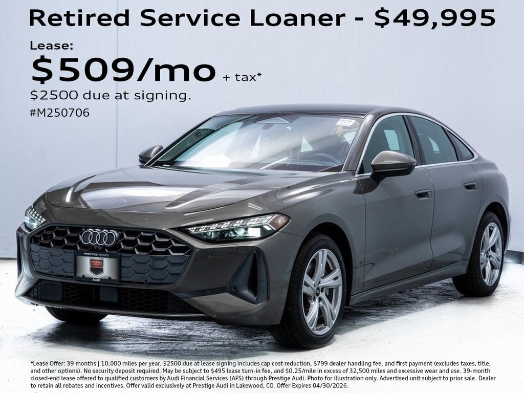 Chronos Gray Metallic 2025 Audi A5 quattro Premium Plus Sedan Sedan All-Wheel Drive 7-Speed Automatic