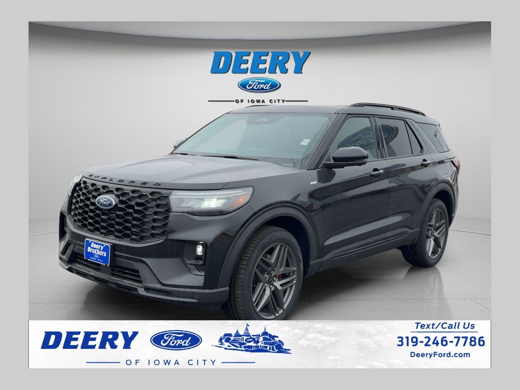 Agate Black Metallic 2026 Ford Explorer SUV / Crossover All-Wheel Drive Automatic