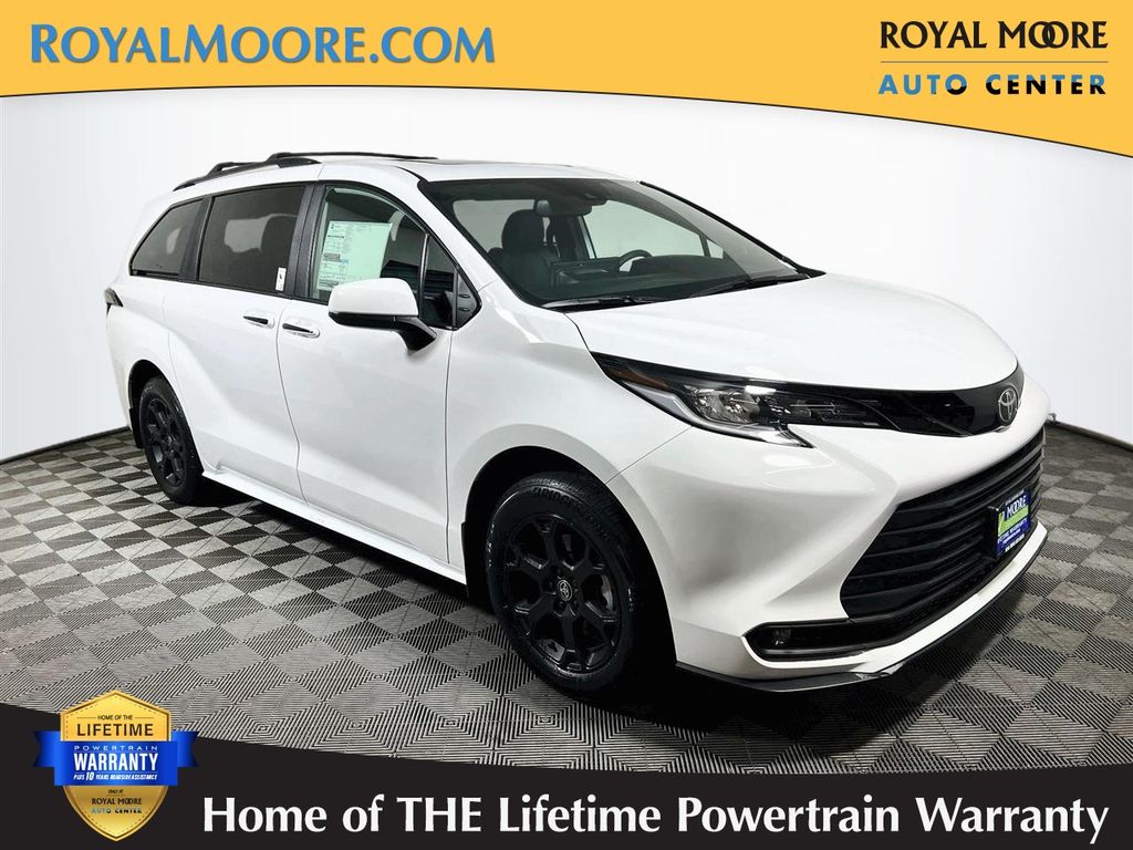 Ice Cap 2026 Toyota Sienna Minivan All-Wheel Drive Continuously Variable Transmission