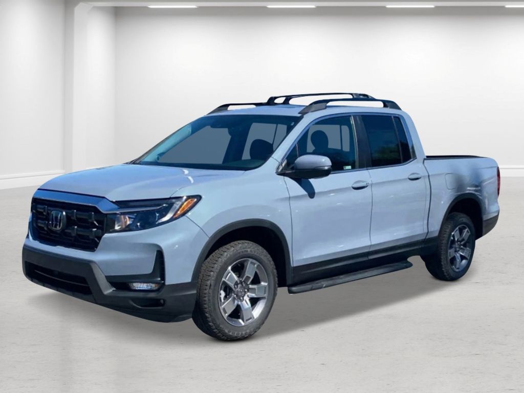 Gray 2026 Honda Ridgeline RTL AWD Pickup Truck All-Wheel Drive 9-Speed Automatic
