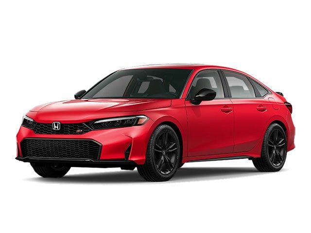 Rallye Red 2026 Honda Civic Sedan Front-Wheel Drive 6-Speed Manual