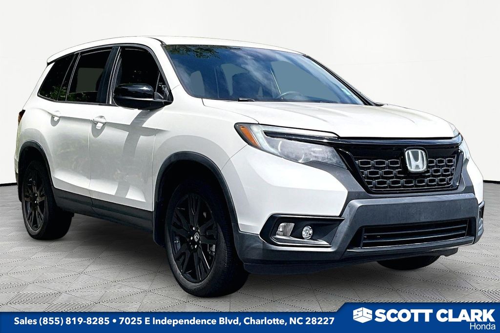 White Diamond Pearl 2019 Honda Passport Sport AWD SUV / Crossover All-Wheel Drive 9-Speed Automatic