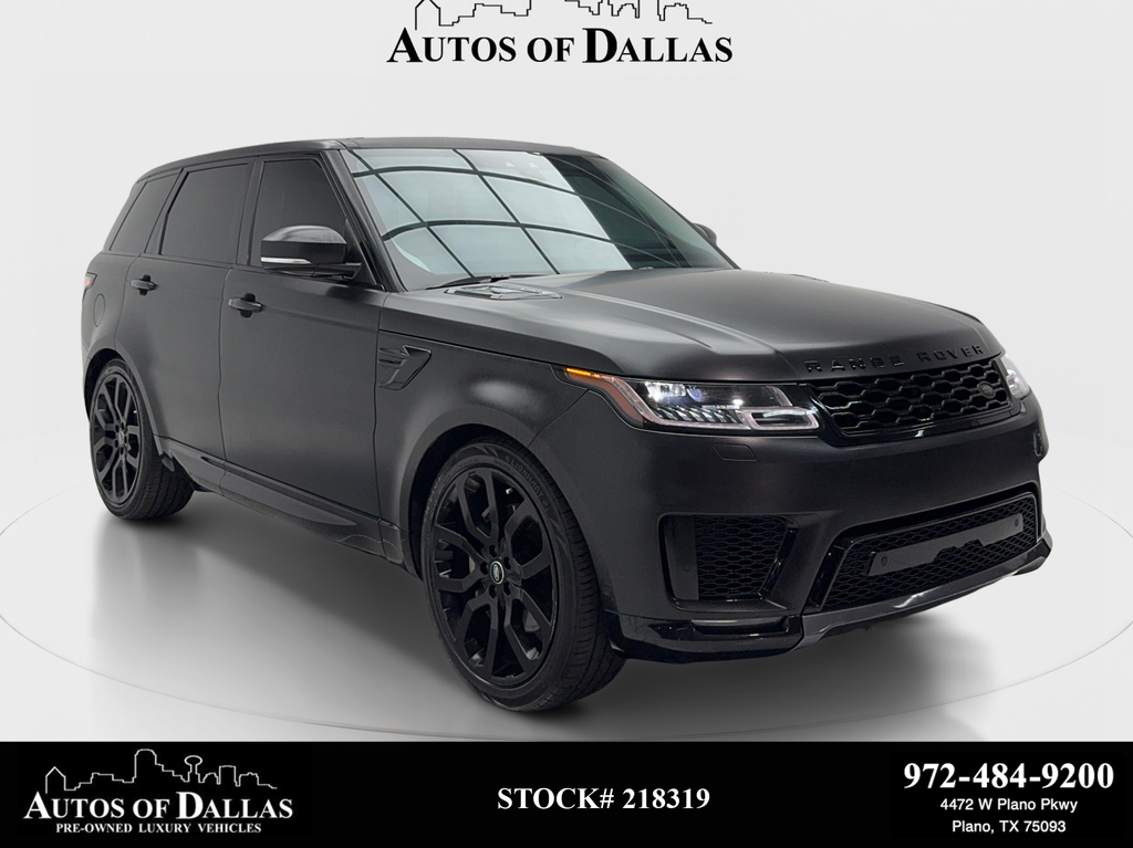 Black 2022 Land Rover Range Rover Sport Pickup Truck All-Wheel Drive 8-Speed Automatic