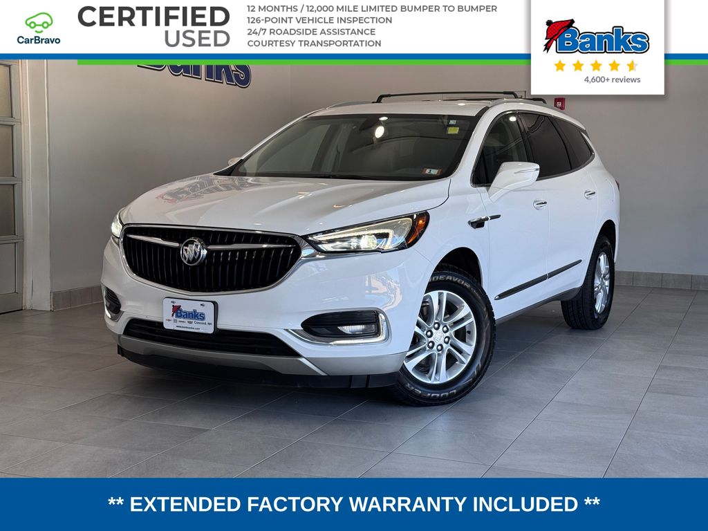 Summit White 2021 Buick Enclave SUV / Crossover Four-Wheel Drive 9-Speed Automatic