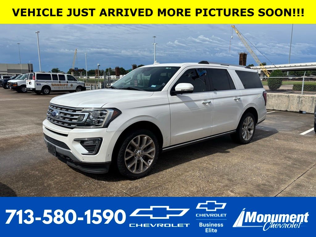 2019 Ford Expedition Max Limited White at Emmons Autoplex