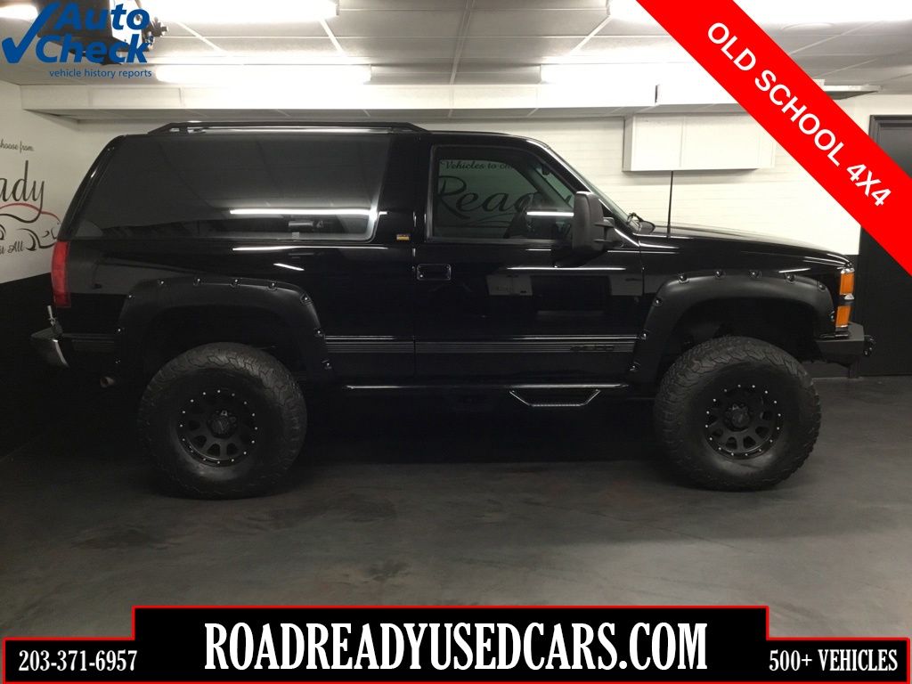 Black 1994 Chevrolet Blazer SUV / Crossover Four-Wheel Drive 4-Speed Automatic Overdrive