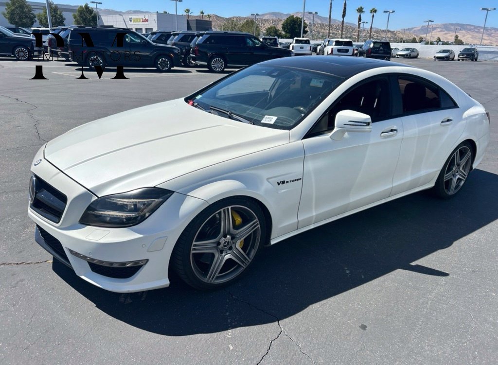 White 2012 Mercedes-Benz CLS Sedan Rear-Wheel Drive 7-Speed Automatic