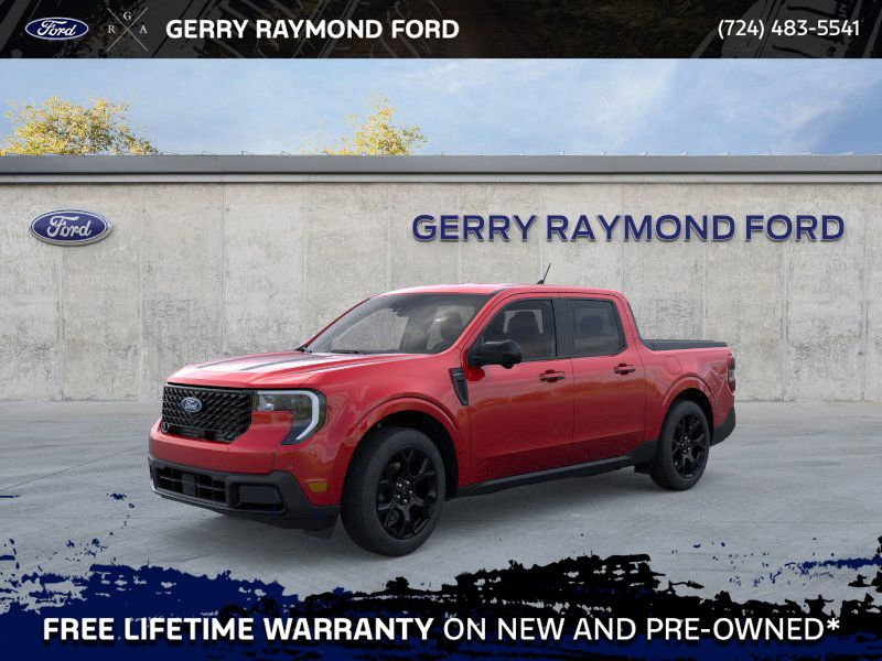 Ruby Red Metallic Tinted Clearcoat 2026 Ford Maverick Lariat SuperCrew AWD Pickup Truck All-Wheel Drive 8-Speed Automatic