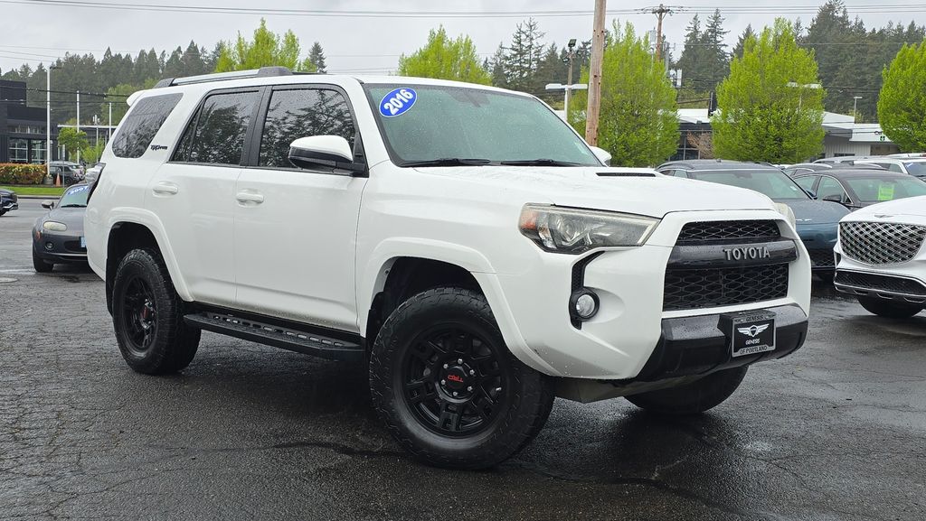 Super White 2016 Toyota 4Runner TRD Pro 4WD SUV / Crossover Four-Wheel Drive 5-Speed Automatic Overdrive