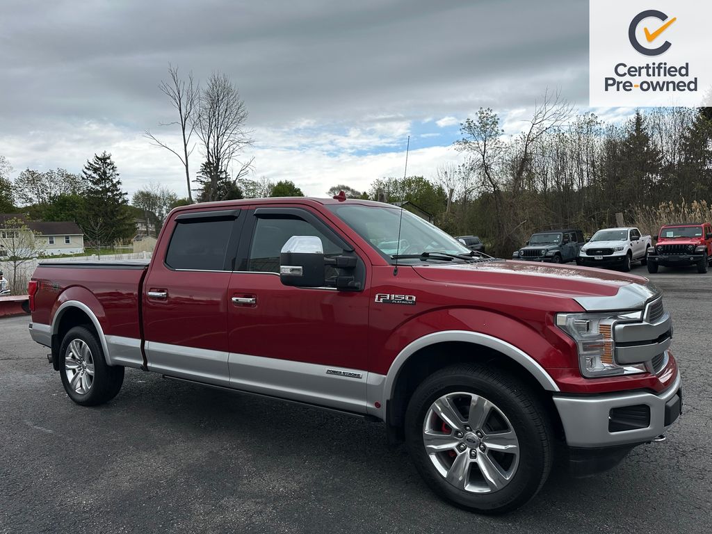 Rapid Red Metallic Tinted Clearcoat 2020 Ford F-150 Pickup Truck Four-Wheel Drive Automatic