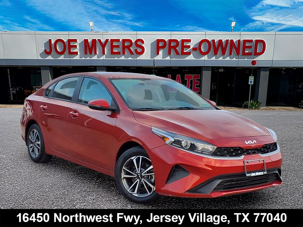 2023 Kia Forte LXS Red at Shottenkirk Kia Fort Bend