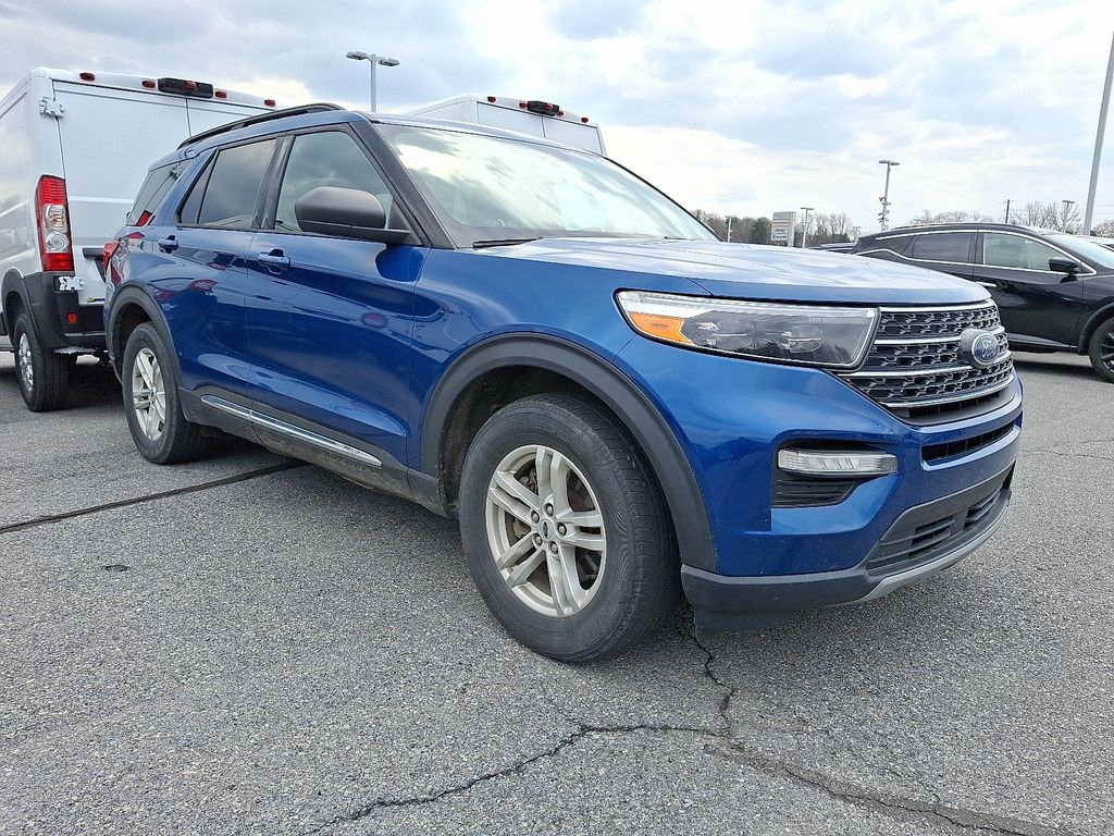 Blue Metallic 2020 Ford Explorer XLT AWD SUV / Crossover All-Wheel Drive Automatic